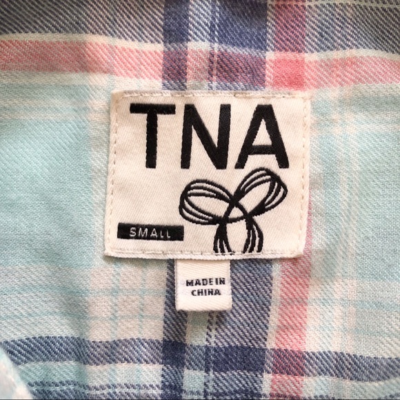 TNA | ARITZIA | PASTEL PLAID SLEEVELESS BLOUSE - Picture 5 of 8